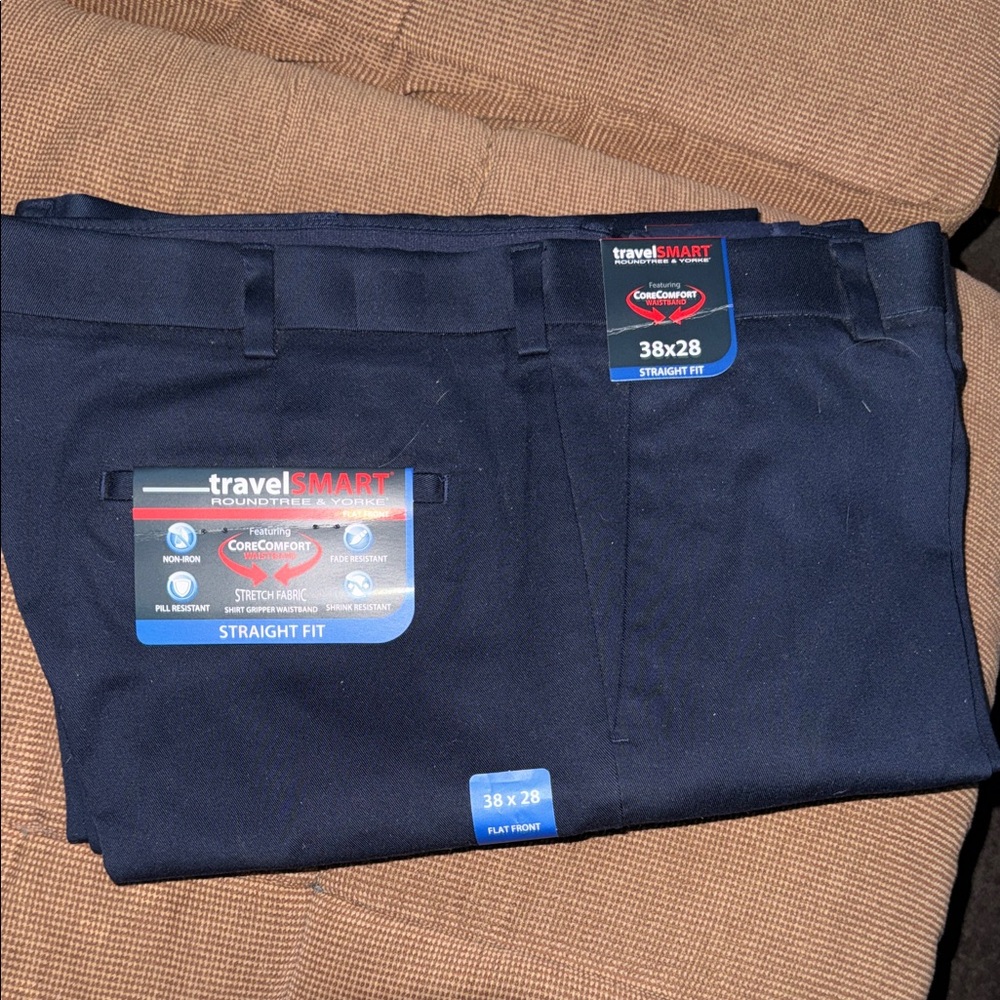 Roundtree & Yorke CoreComfort Navy Pants